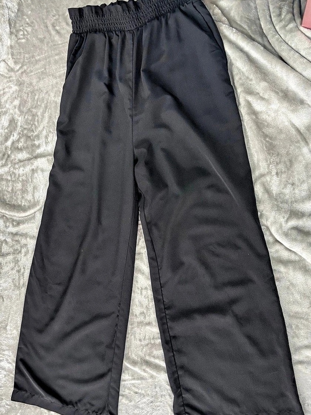 H&M Black Wide Leg Pants